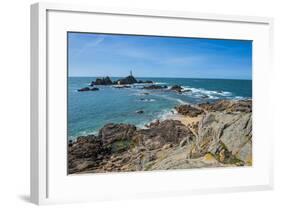 La Corbiere Lighthouse, Jersey, Channel Islands, United Kingdom-Michael Runkel-Framed Photographic Print