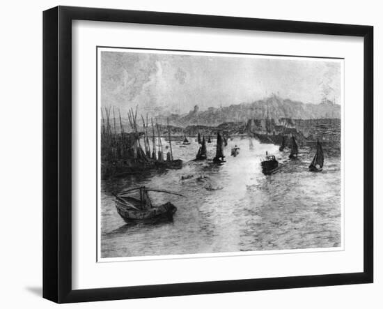 La Corne D'Or, Constantinople, C1885-1910-Alexandre Lunois-Framed Giclee Print