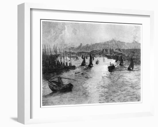 La Corne D'Or, Constantinople, C1885-1910-Alexandre Lunois-Framed Giclee Print