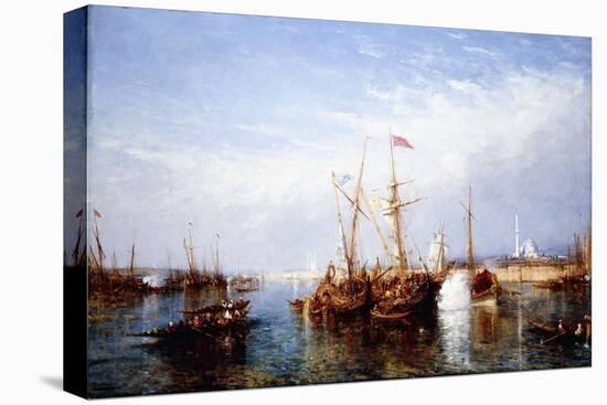 La Corne D'Or, Constantinople-Felix Ziem-Stretched Canvas