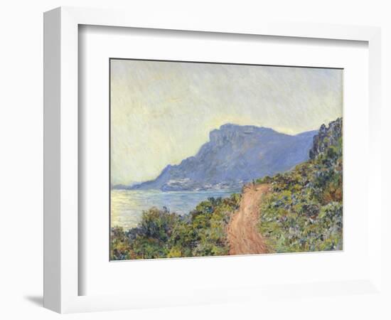 La Corniche in Monaco-Claude Monet-Framed Art Print