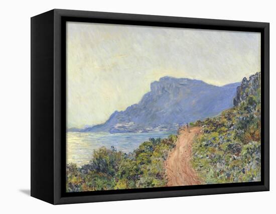 La Corniche in Monaco-Claude Monet-Framed Stretched Canvas