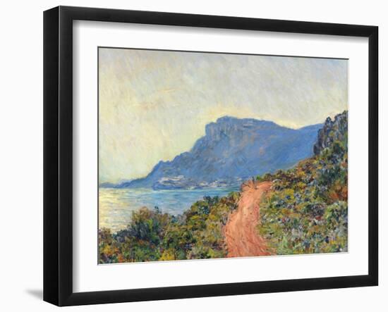 La Corniche near Monaco, 1884-Claude Monet-Framed Art Print