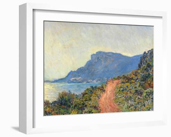 La Corniche near Monaco, 1884-Claude Monet-Framed Art Print