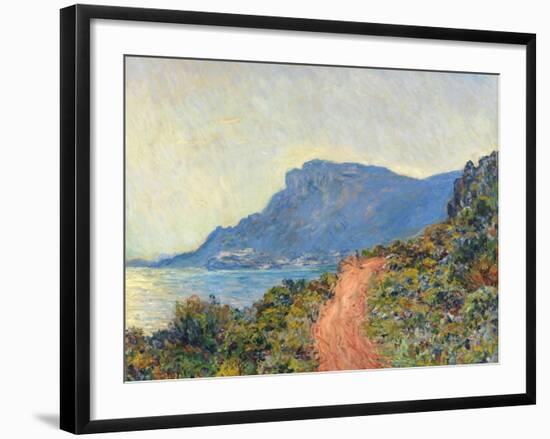 La Corniche near Monaco, 1884-Claude Monet-Framed Art Print