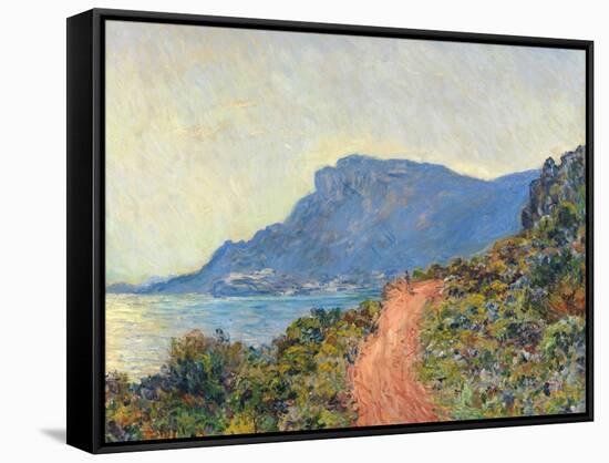 La Corniche near Monaco, 1884-Claude Monet-Framed Stretched Canvas