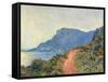 La Corniche near Monaco, 1884-Claude Monet-Framed Stretched Canvas