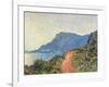 La Corniche near Monaco, 1884-Claude Monet-Framed Art Print