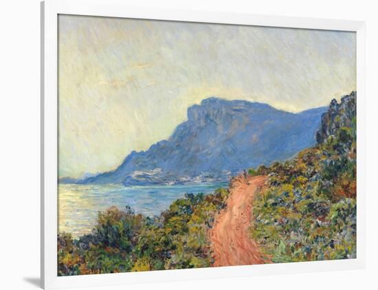 La Corniche near Monaco, 1884-Claude Monet-Framed Art Print