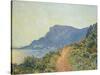 La Corniche Near Monaco, 1884-Claude Monet-Stretched Canvas