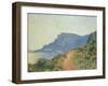 La Corniche Near Monaco, 1884-Claude Monet-Framed Giclee Print