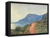 La Corniche near Monaco, 1884-Claude Monet-Framed Stretched Canvas