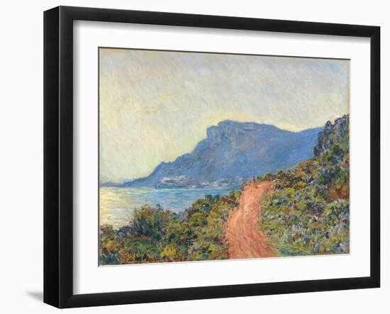 La Corniche near Monaco, 1884-Claude Monet-Framed Giclee Print