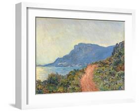 La Corniche near Monaco, 1884-Claude Monet-Framed Giclee Print