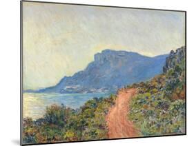 La Corniche near Monaco, 1884-Claude Monet-Mounted Giclee Print