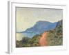 La Corniche near Monaco, 1884-Claude Monet-Framed Giclee Print