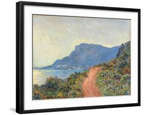 La Corniche near Monaco, 1884-Claude Monet-Framed Giclee Print