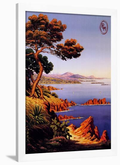 La Cote d'Azur-M Tangry-Framed Poster