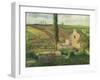 La Cote Des Mathurins a L'Hermitage, Pontoise, 1876-Camille Pissarro-Framed Giclee Print