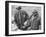 La Country Sheriffs Stopping Hell's Angels to Fingerprint Them and Take their Pictures-null-Framed Photographic Print
