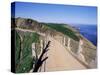 La Coupee and Dixcart Bay, Sark, Channel Islands, United Kingdom-J Lightfoot-Stretched Canvas