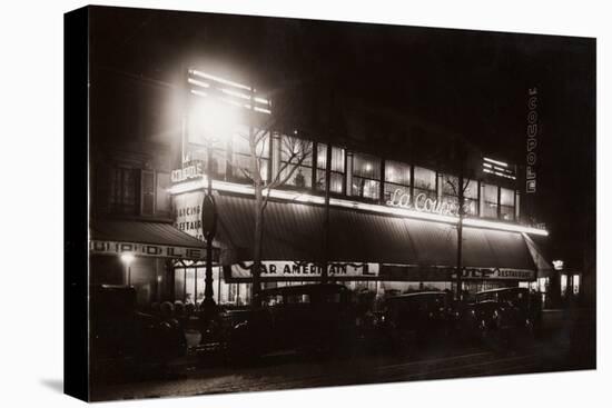 La Coupole Brasserie at Night, 1930-null-Stretched Canvas
