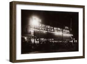 La Coupole Brasserie at Night, 1930-null-Framed Giclee Print