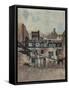 La cour de l'auberge du Cheval blanc, 1896-Ladislas Loery-Framed Stretched Canvas