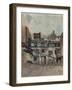 La cour de l'auberge du Cheval blanc, 1896-Ladislas Loery-Framed Giclee Print
