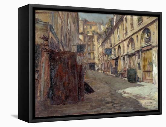 La cour du Dragon, rue de Rennes-Victor Marec-Framed Stretched Canvas