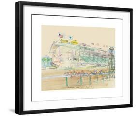 La course à Belmont Park-Raoul Dufy-Framed Premium Giclee Print