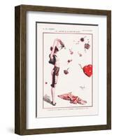 La Course À La Petite Mort. La Vie Parisienne Magazine Cover, 1922-Henry Gerbault-Framed Giclee Print