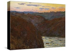 La Creuse, Sunset-Claude Monet-Stretched Canvas