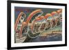 La Crosse, Wisconsin - Large Letter Scenes-Lantern Press-Framed Art Print