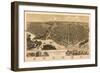 La Crosse, Wisconsin - Panoramic Map-Lantern Press-Framed Art Print
