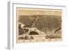 La Crosse, Wisconsin - Panoramic Map-Lantern Press-Framed Art Print