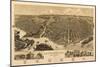 La Crosse, Wisconsin - Panoramic Map-Lantern Press-Mounted Art Print