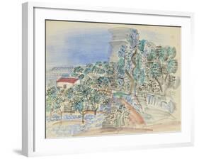 La Cueillette des Oranges-Raoul Dufy-Framed Giclee Print