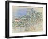 La Cueillette des Oranges-Raoul Dufy-Framed Giclee Print