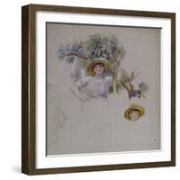 La Cueillette-Pierre-Auguste Renoir-Framed Giclee Print