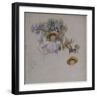 La Cueillette-Pierre-Auguste Renoir-Framed Giclee Print