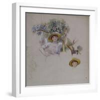 La Cueillette-Pierre-Auguste Renoir-Framed Giclee Print