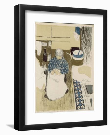 La Cuisiniere, from 'Paysages Et Interieurs', Published 1899-Edouard Vuillard-Framed Giclee Print