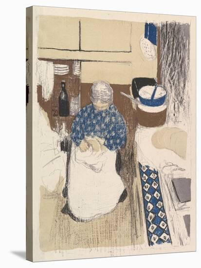 La Cuisinière, from the series Paysages et Intérieurs, 1899-Edouard Vuillard-Stretched Canvas