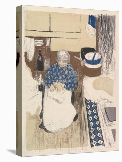 La Cuisinière, from the series Paysages et Intérieurs, 1899-Edouard Vuillard-Stretched Canvas