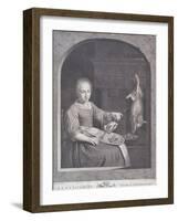 La Cuisiniere Hollandoise-Gabriel Metsu-Framed Giclee Print