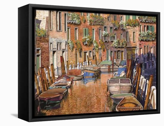 La Curva Sul Canale-Guido Borelli-Framed Stretched Canvas