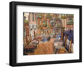 La Curva Sul Canale-Guido Borelli-Framed Premium Giclee Print