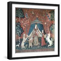 La Dame a La Licorne, 15th Century-CM Dixon-Framed Giclee Print