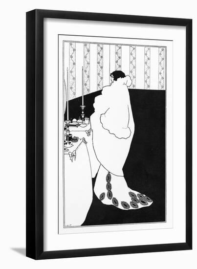 La Dame Aux Camelias, Illustration from 'The Yellow Book', 1894-Aubrey Beardsley-Framed Giclee Print